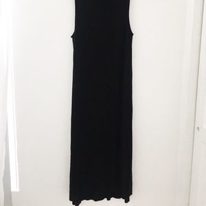 Black midi dress